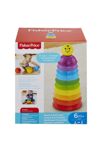 FISHER PRICE Piramidă stivuitoare pentru pahare Fisher-Price