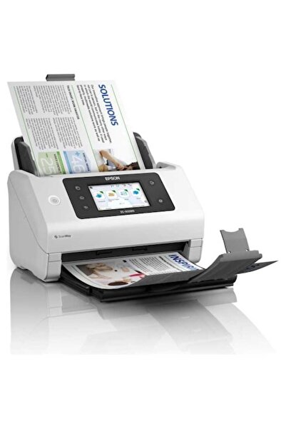EPSON Scaner WorkForce DS-900WN cu ADF, 600 x 600 DPI, 70 ppm, Alb