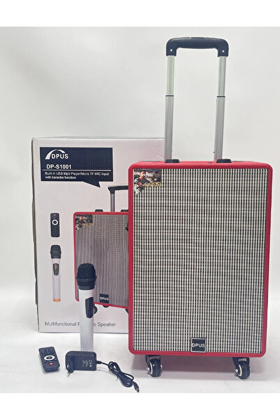 Jack Large portable troller speaker DP S1001 10 inch with microphone and remote control