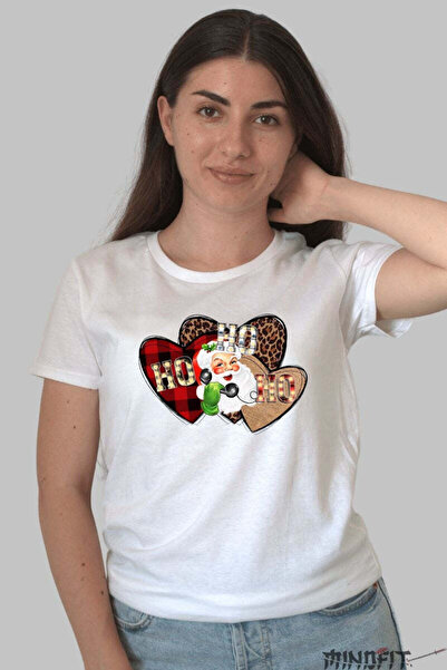 GILDAN Tricou De Craciun Ho Ho Ho Retro Santa Dama