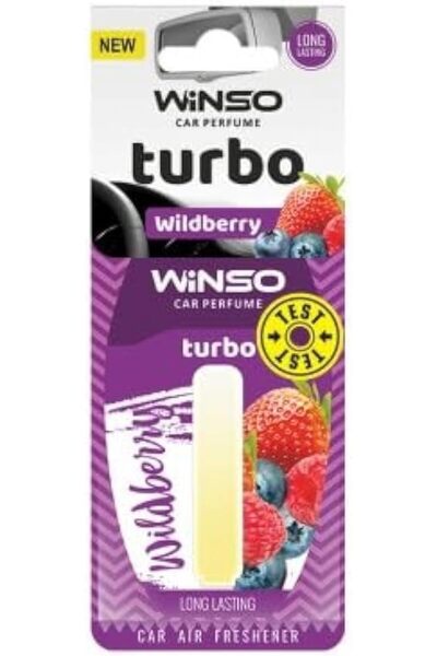 Winso معطر جو توربو للسيارة (برائحة التوت البري) - نكهات متعددة، يدوم طويلاً