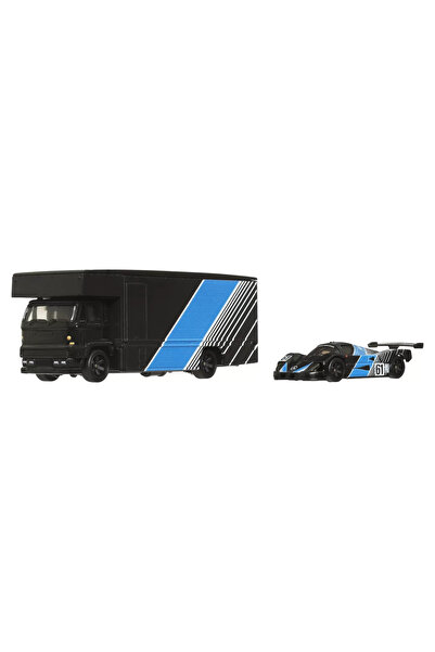 HOT WHEELS Sauber Mercedes C9 Transporter with Fleet Flyer Car Scale 1:64