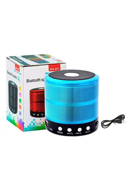 AHMED WS 887 Mini Portable Speaker with Bluetooth USB MP3
