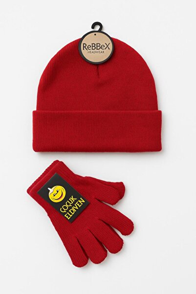 REBBEX Children's Beanie Hat and Gloves Set