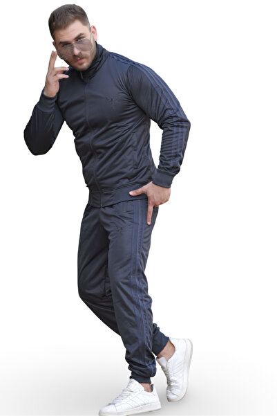 MBrands ανδρική αθλητική φόρμα από νάιλον επένδυση L μαύρη