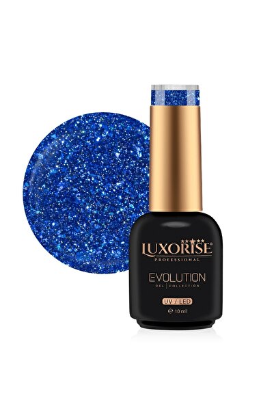LUXORISE Semi-permanent nail polish Evolution, Fairy Glow - Deep Glitz 10ml