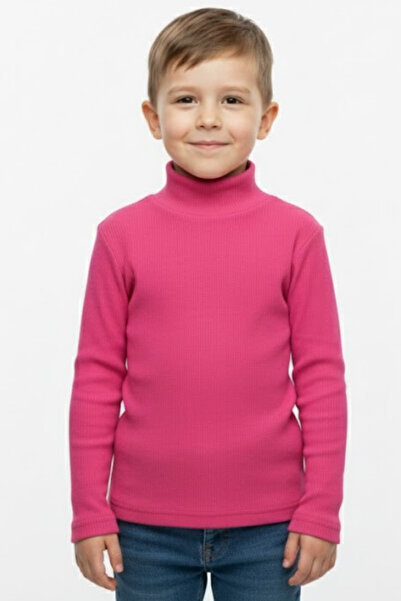 CRASSİ Girls/Boys Blouse Turtleneck Corded Fabric