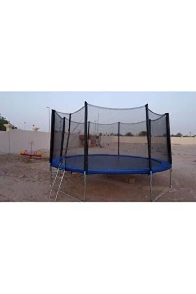Generic ترامبولين عالي المتانة بطول 14 قدمًا مع شبكة أمان