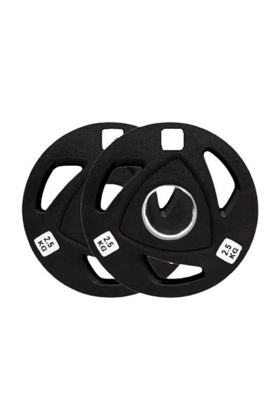 ZOCO BODY FIT Set de două discuri de fitness GLP008, Zoco Body Fit®, Greutate totală 5 kg, Negru