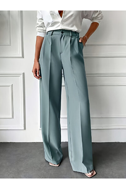 Take Two By Styli Solid Pocket Detail Straight Leg Pants