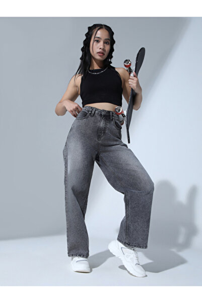 Hubberholme By Styli High Rise Relaxed Fit Stretchable Jeans