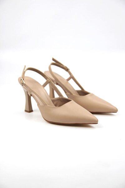 King Crow Clara Nude Skin Medium Heels(6-8 cm) Classic Heels Shoes