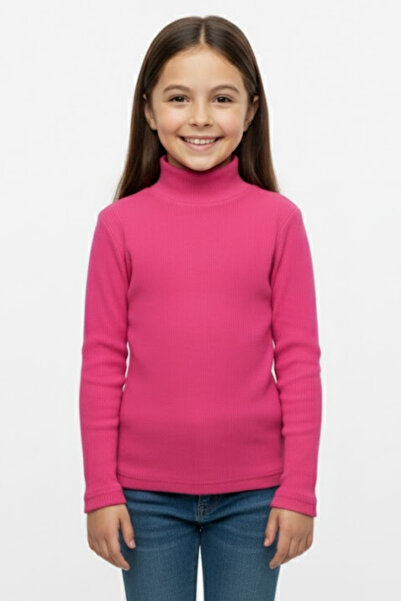 CRASSİ Girls/Boys Blouse Turtleneck Corded Fabric