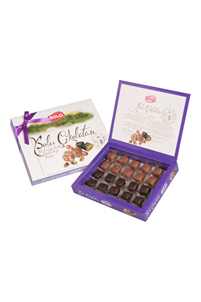 Bolçi FESTİVAL SÜTLÜ FINDIKLI / BİTTER ANTEP FISTIKLI BOLU ÇİKOLATASI 160 GR
