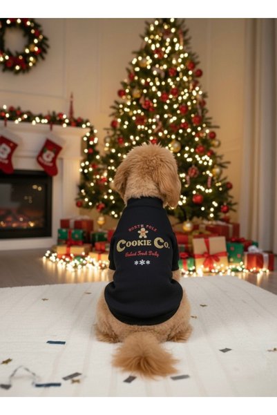 Barneystore Kedi köpek yılbaşı noel sweat
