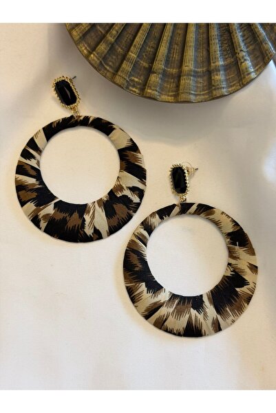 MyladyAccessoriess Baguette Stone Detailed Brass Plated Earrings