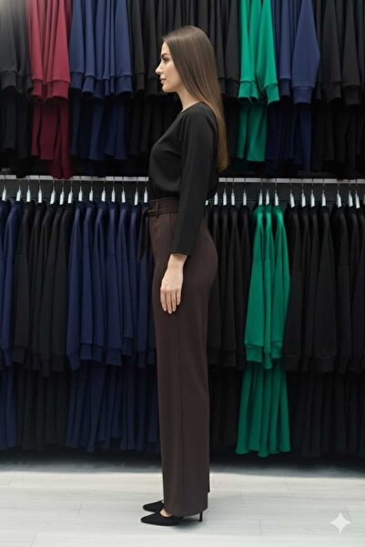 MojerHermosa Modal Fabric Lace-Up Pants