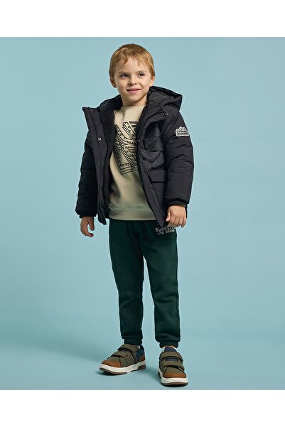 R&B Solid Hooded Jacket with Zipper Closure