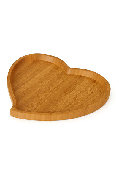 OMS Bamboo Heart Tray Large Size
