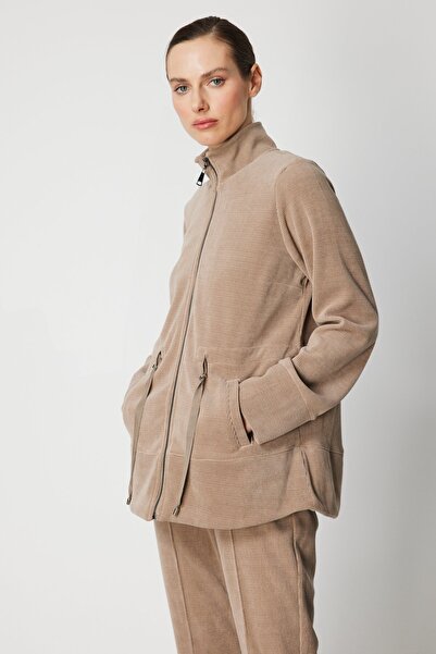 ON ψηλός λαιμός Φούτερ με υφή