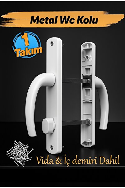 Kaya Kayapen Pvc Wc Banyo Kapı Kolu Metal Kapı Kolu Sağ Sol Uyumlu Kapı Kolu ...