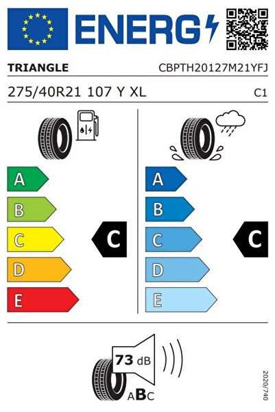 TRIANGLE Summer Tire SporteX TH201 275/40R21 107Y/XL
