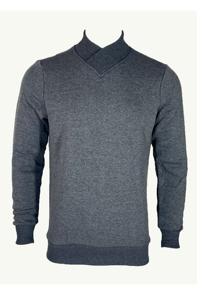DYNAMO Shawl Collar Two Thread Sweatshirt