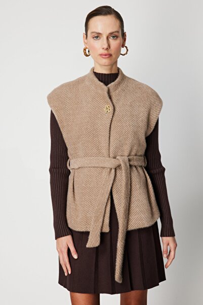 ON Γιλέκο με υφή με ζώνη στη μέση