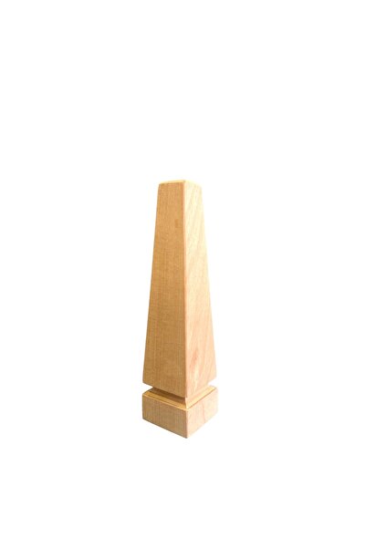 HİZMET AHŞAP Wooden Lathe Leg Chair Leg Baseboard Leg Cabinet Leg Wooden Foot 6X6X25Cm
