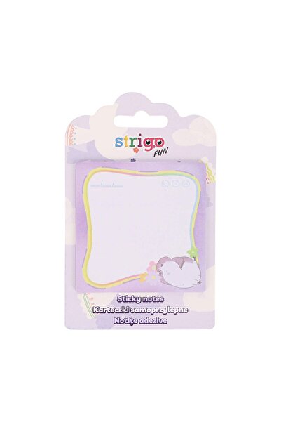 Strigo Notite adezive 73x73 mm, 20 file, mov pastel