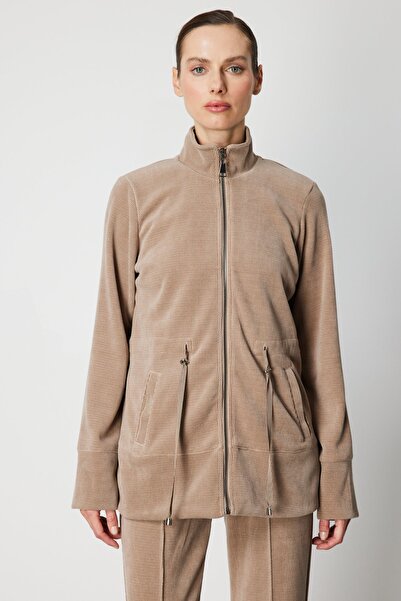 ON ψηλός λαιμός Φούτερ με υφή