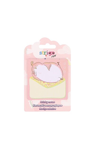 Strigo Notite adezive 73x73 mm, 20 file, roz pastel