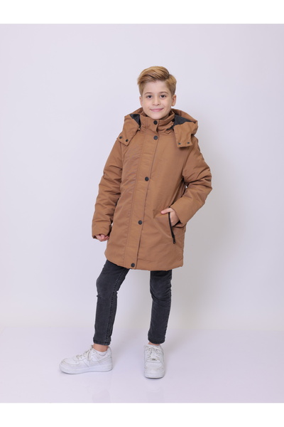 PIQUE Children's coat Hooded boys' parka