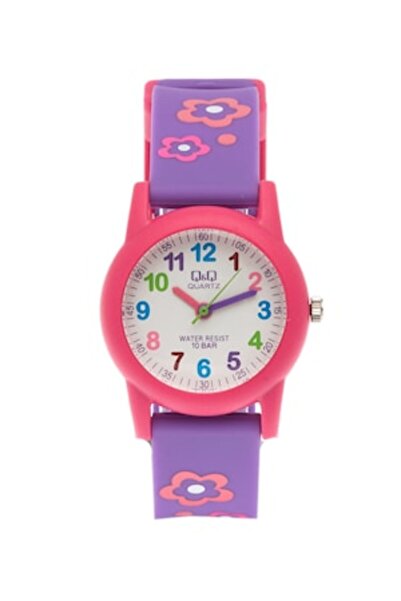 Q&Q Watch with Plastic Strap - Lilac