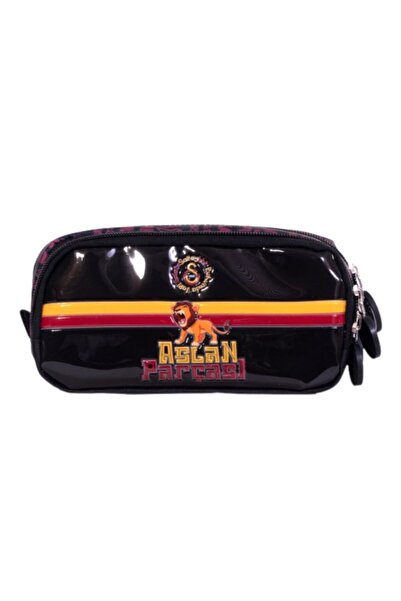 Galatasaray Original Licensed Black Box Pencil Sharpener Wooden Boxed 6-Piece Stationery Set