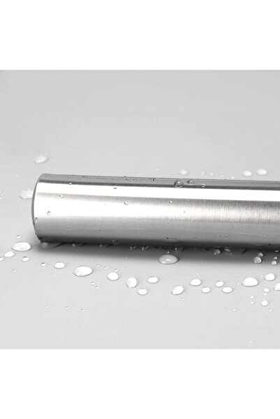 OTOBİR 304 Kalite Paslanmaz Çelik Krom Oklava 70 Cm