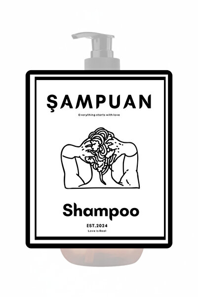 EA Home Concept Şampuan | Saç Kremi | Duş Jeli ve Bebek Şampuanı Etiketi 7x8,...