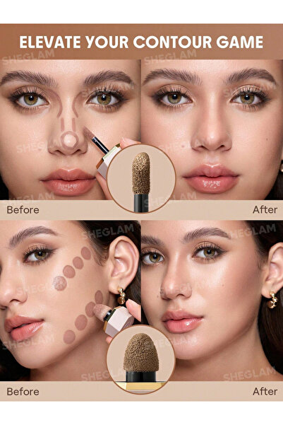 SHEGLAM Precision Sculpt Liquid Contour Duo - Amber