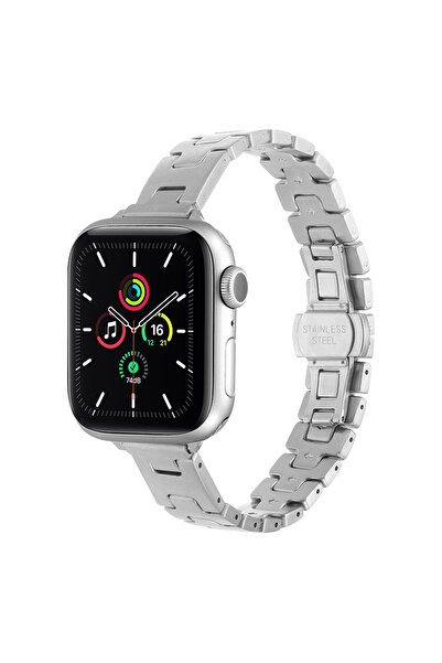 VARDAR AKSESUAR Watch 10 46mm Vrdr Krd-150 Metal Band Strap - Silver