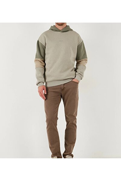 JSCO Men's Cotton Regular Fit K Hooded Soft with Fur Inside, Fleece-Lined Pieces, 3-Ply Sweat