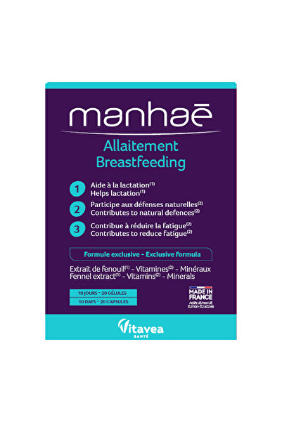 Manhaé Suplimentar alimentar Allaitement, Manhaé, 20 capsule