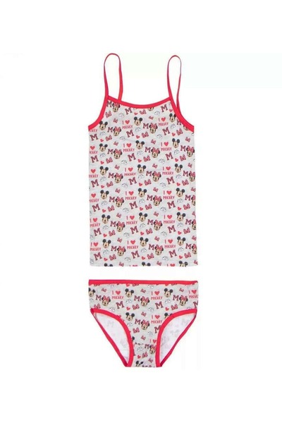 Minnie Mouse Girls' tank top and panty set Love Mickey