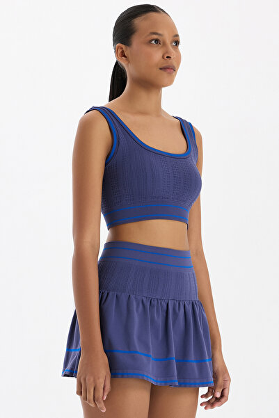 COMEUP Αθλητικό σουτιέν με ρίγες Oxford Blue