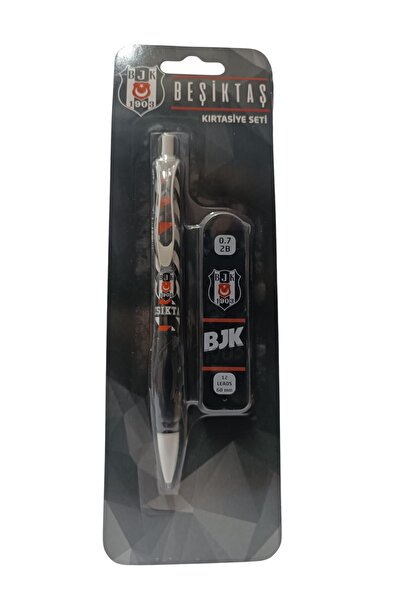 Beşiktaş Original Licensed White Air Pencil Sharpener Wooden Boxed Stationery Set of 6