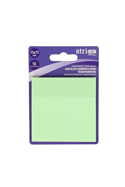Strigo Notite Adezive 75x75mm verde pastel 50 file