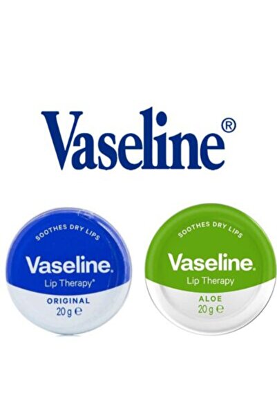 Vaseline Lip Therapy Balm Petroleum Jelly 20g Pocket Size Original & Aloe