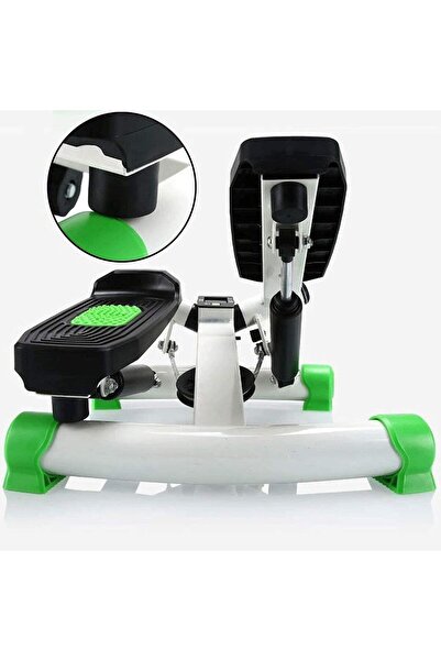 SKY LAND Mini Stepper EM-2182 with Dual Resistance Bands, Compact Cardio Trainer & LCD Monitor