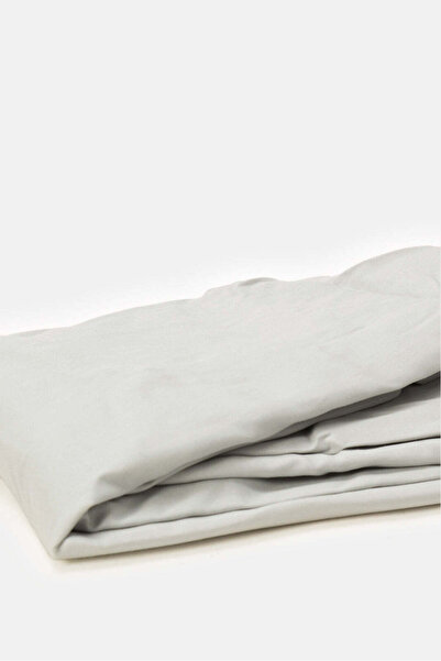 REDTAG Grey Cotton Fitted Sheet (King Size)