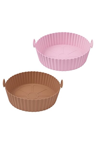 RABY Set de 2 matrițe de silicon pentru friteuză cu aer/cuptor/cuptor cu micr...