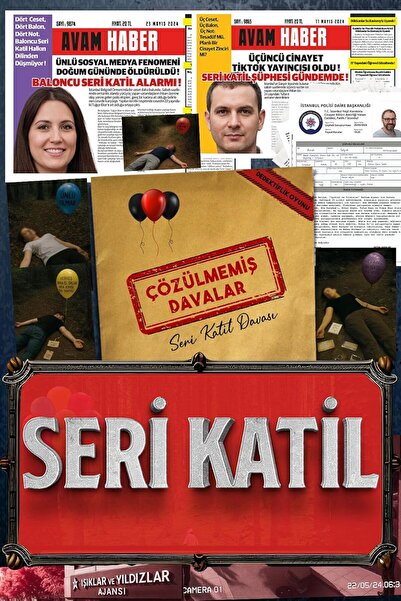 Yıldızan lv Çözülmemiş Davalar Dedektiflik Suç Çözümleme Oyunu Seri Katıil Do...